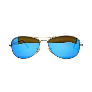 Ray Ban RB 3362 COCKPIT 112/17 Matte Gold Blue Flash